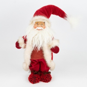 Сувенир Санта, H60x22x12см, красный в интернет-магазине флористических аксессуаров Азалия Декор
