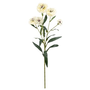 Василёк, 64см, белый в интернет-магазине флористических аксессуаров Азалия Декор