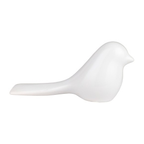 Сувенир Птичка (керамика), H8x16x5см, белый в интернет-магазине флористических аксессуаров Азалия Декор