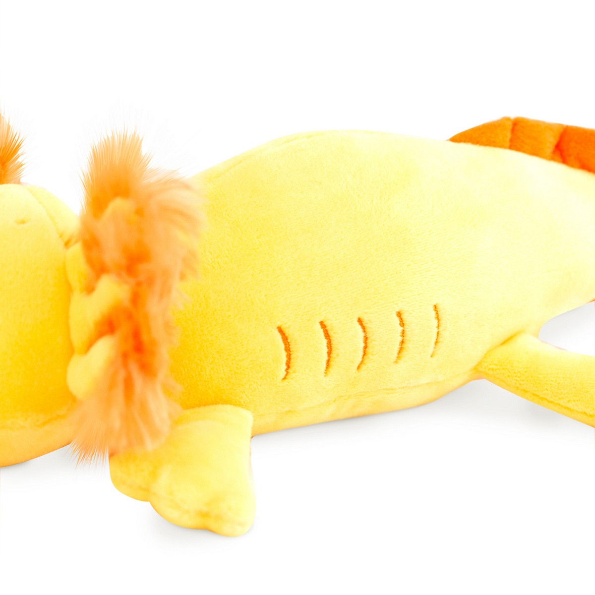 Игрушка м/н Аксолотль, 20см, желтый в интернет-магазине флористических аксессуаров Азалия Декор