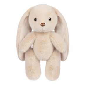 Игрушка м/н Зайка в подар. кор., 20см, кремовый в интернет-магазине флористических аксессуаров Азалия Декор