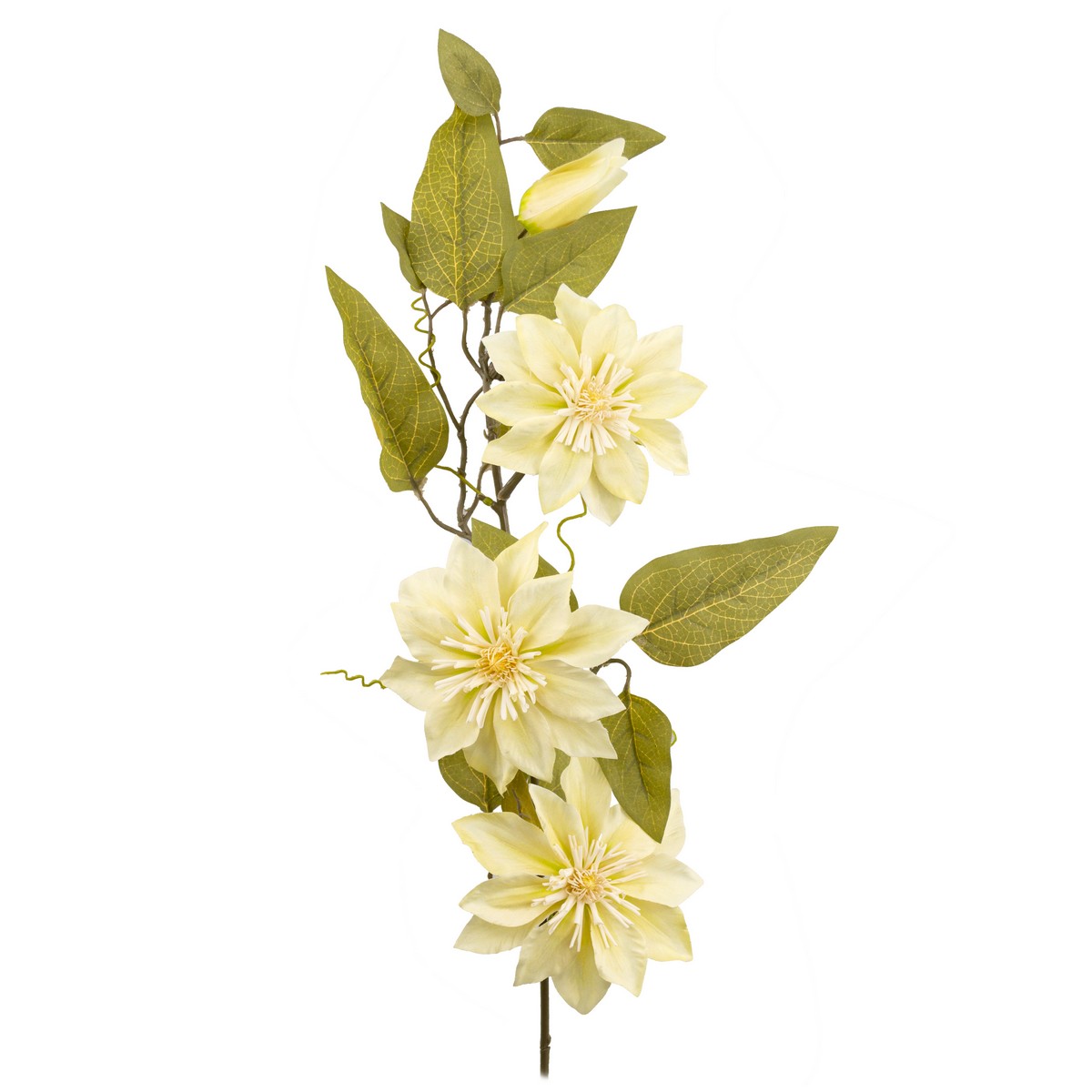 Клематис, 81см, кремовый в интернет-магазине флористических аксессуаров Азалия Декор