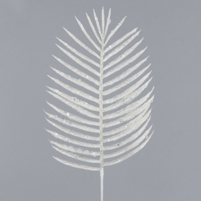 Ветка с глиттером, H64см, белый в интернет-магазине флористических аксессуаров Азалия Декор