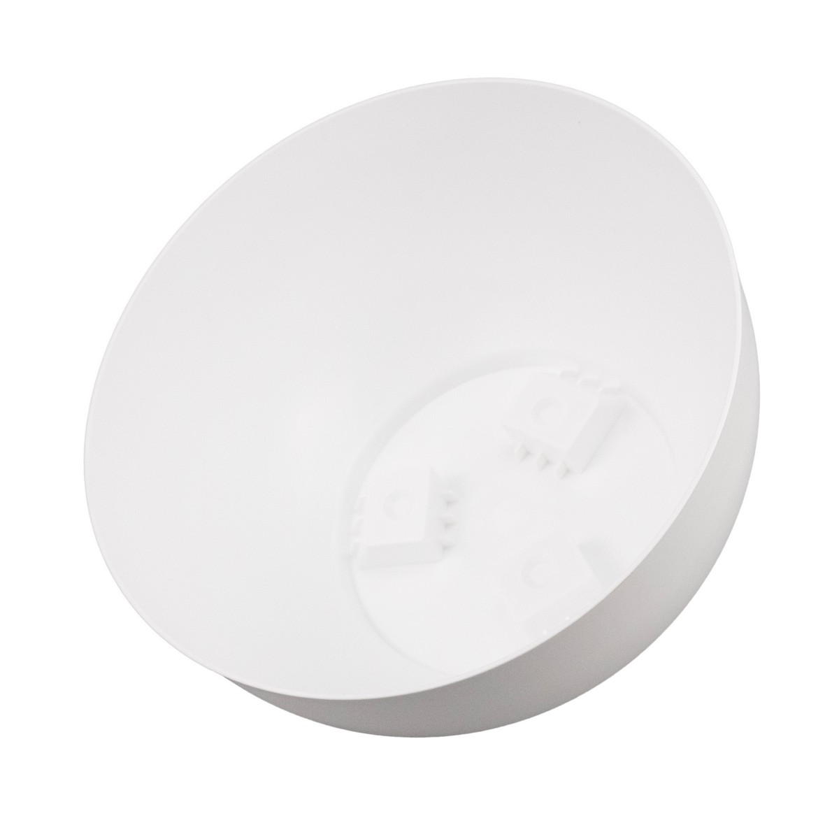 Кашпо Сатина (пластик), D29,5xH15,5см, 7,6л, белый в интернет-магазине флористических аксессуаров Азалия Декор