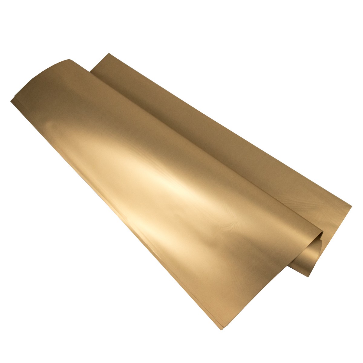 Пленка матовая Аурум 70мкр, 20 листов, 58х58см, золотой в интернет-магазине флористических аксессуаров Азалия Декор