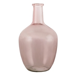 Ваза Бутылочка Беатриче, D15xH25,5см, розовый в интернет-магазине флористических аксессуаров Азалия Декор