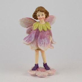 Сувенир Фея (полирезин), H13,5x8x6см, сиреневый в интернет-магазине флористических аксессуаров Азалия Декор