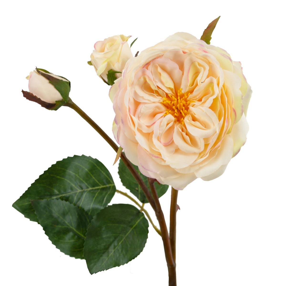 Роза, 55см, кремовый в интернет-магазине флористических аксессуаров Азалия Декор