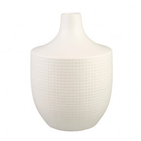 Ваза (керамика), D4,5xH20см, белый в интернет-магазине флористических аксессуаров Азалия Декор