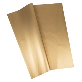 Пленка матовая Аурум 70мкр, 20 листов, 58х58см, золотой в интернет-магазине флористических аксессуаров Азалия Декор