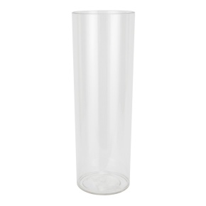 Ваза Цилиндр (пластик), D10xH30см, прозрачный в интернет-магазине флористических аксессуаров Азалия Декор