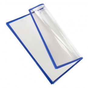 Пленка с каймой, 20 листов, 58х58см, синий в интернет-магазине флористических аксессуаров Азалия Декор