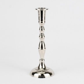 Подсвечник (металл), H20х7см, в асс., серебряный в интернет-магазине флористических аксессуаров Азалия Декор