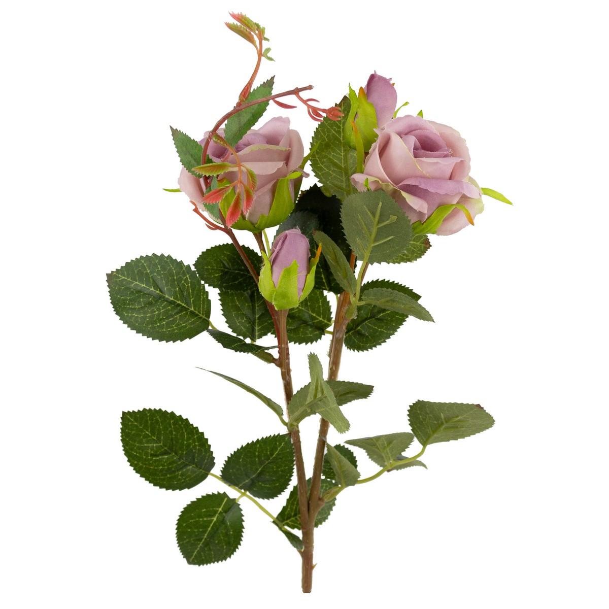 Роза кустовая, 49см, сиреневый в интернет-магазине флористических аксессуаров Азалия Декор