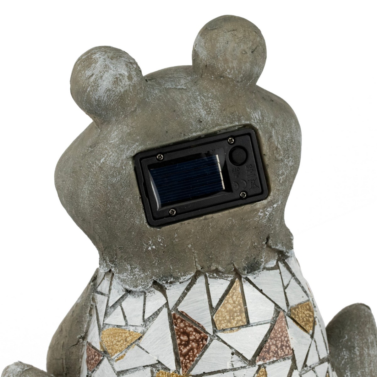 Садовая фигура Лягушка (керамика), H32x26х18см, серый в интернет-магазине флористических аксессуаров Азалия Декор