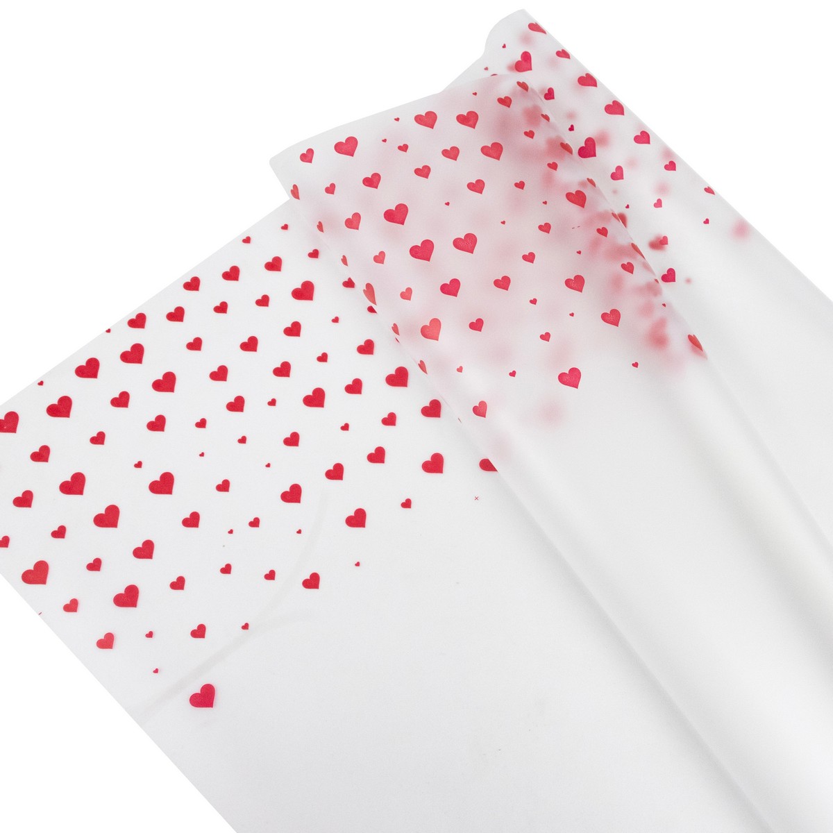 Пленка матовая Нежность, 60 см 7,2 м, красный в интернет-магазине флористических аксессуаров Азалия Декор