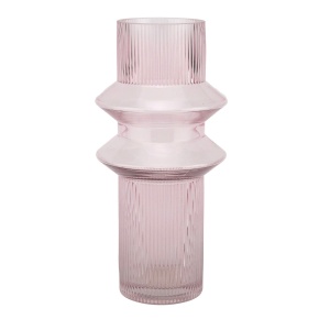 Ваза (стекло), D15xH30см, розовый в интернет-магазине флористических аксессуаров Азалия Декор