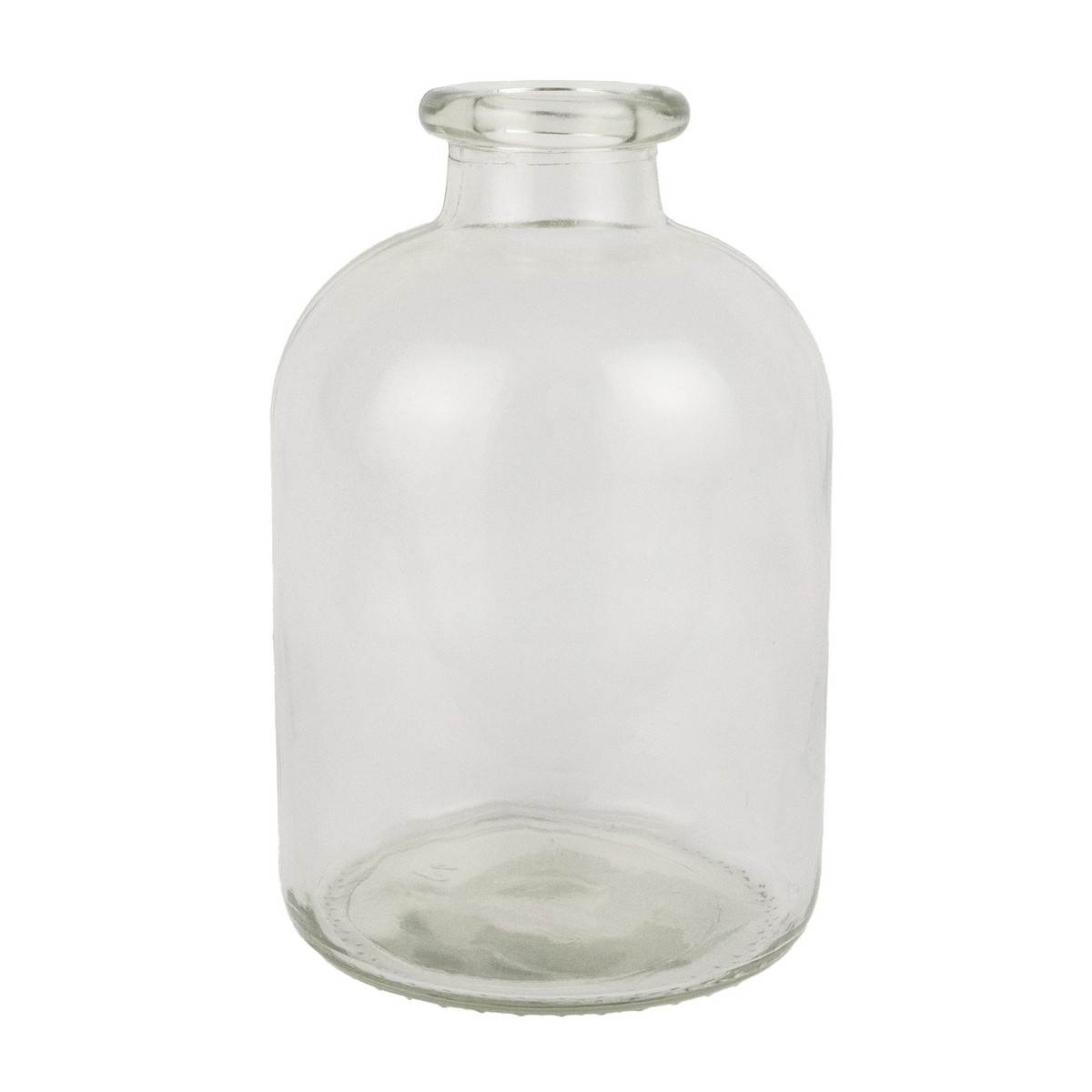 Ваза Бутылочка (стекло), H17xD11см, цв. в асс. в интернет-магазине флористических аксессуаров Азалия Декор