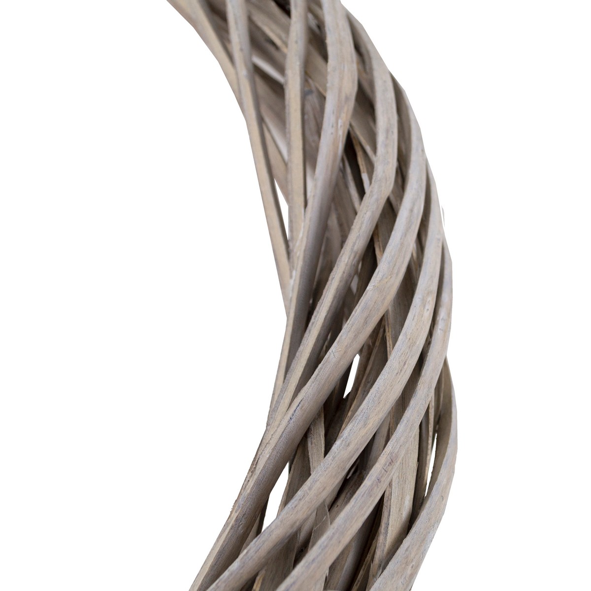 Венок декоративный (ива), D40xH5,5см, серый в интернет-магазине флористических аксессуаров Азалия Декор