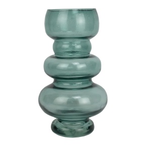 Ваза Черусти, D14xH27,5см, зеленый в интернет-магазине флористических аксессуаров Азалия Декор