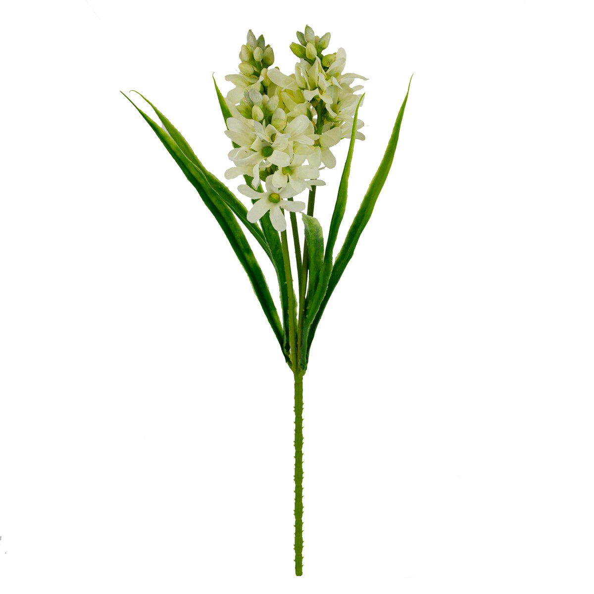 Гиацинт на вставке, 31см, кремовый в интернет-магазине флористических аксессуаров Азалия Декор