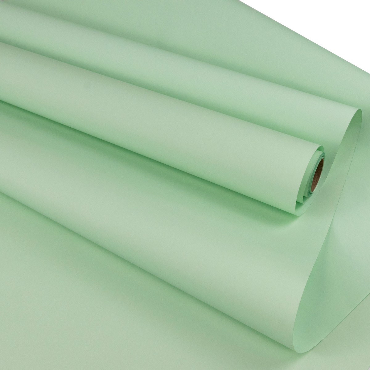 Пленка матовая 65мкр, 50 см 10 м, мятный в интернет-магазине флористических аксессуаров Азалия Декор