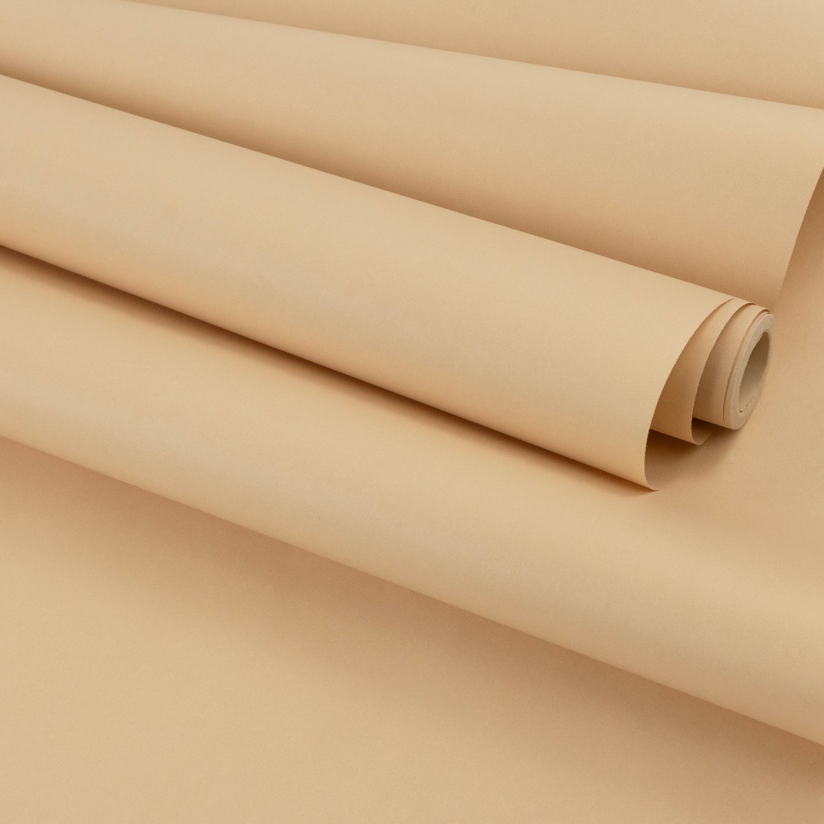 Бумага упаковочная крафт двусторонняя 60гр, 68 см 10 м, сливочный в интернет-магазине флористических аксессуаров Азалия Декор