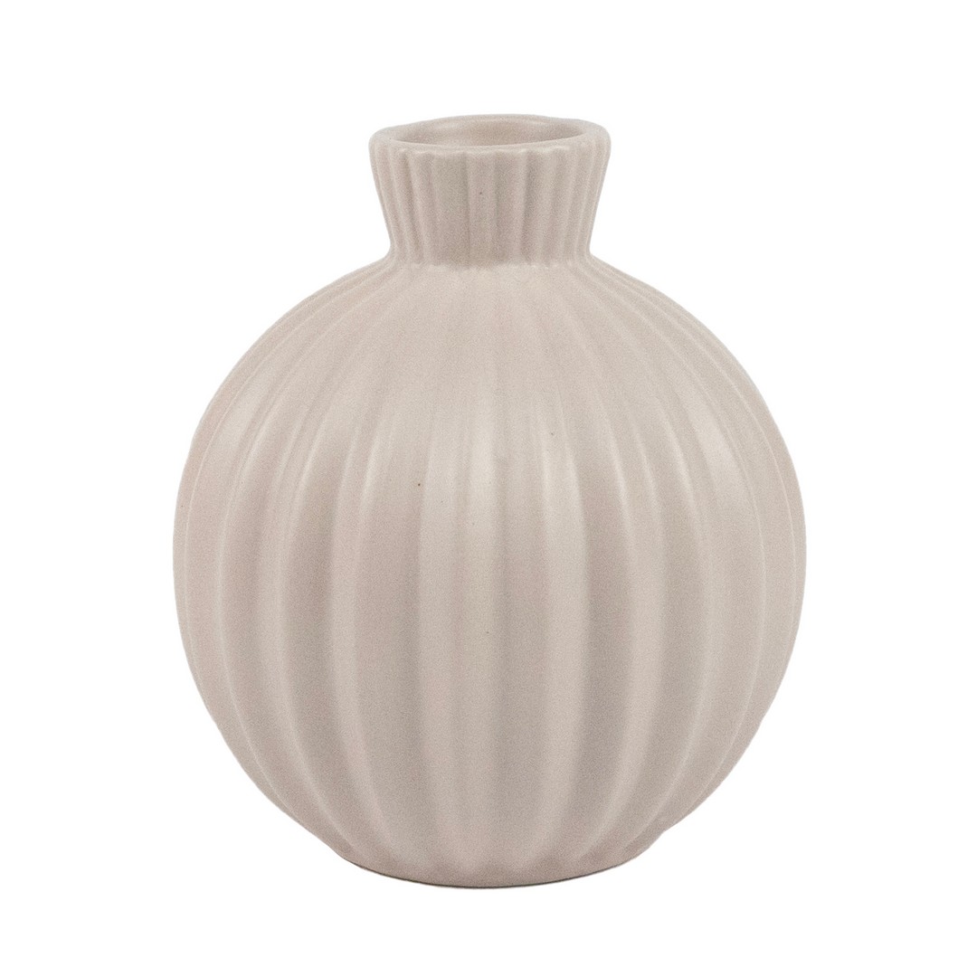 Ваза Бутылочка (керамика), H11,5xD10см, цв. в асс в интернет-магазине флористических аксессуаров Азалия Декор