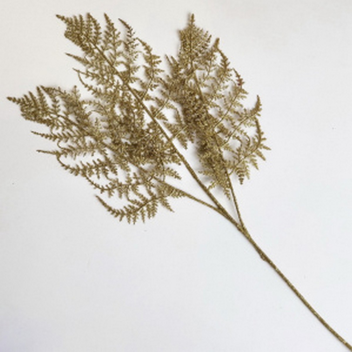 Ветка с глиттером, H80см, золотой в интернет-магазине флористических аксессуаров Азалия Декор