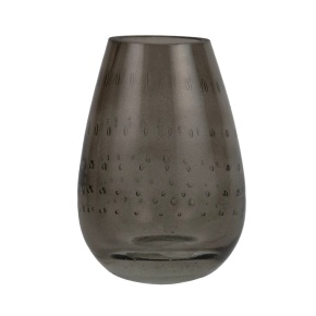 Ваза Паневежис, D8,5xH11,5см, серый в интернет-магазине флористических аксессуаров Азалия Декор