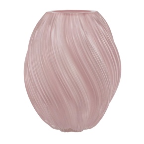 Ваза (стекло), D17xH21см, розовый в интернет-магазине флористических аксессуаров Азалия Декор