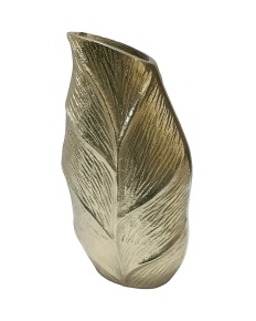 Ваза (металл), H31x16,5x7см, золотой в интернет-магазине флористических аксессуаров Азалия Декор