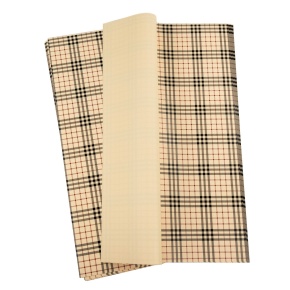 Пленка матовая Клетка 65мкр, 20 листов, 58х58см, кремовый в интернет-магазине флористических аксессуаров Азалия Декор