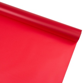 Пленка матовая 50мкр, 58 см 30 м, красный в интернет-магазине флористических аксессуаров Азалия Декор
