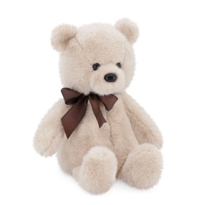 Игрушка м/н Тёпа с бантом, 25см, кремовый в интернет-магазине флористических аксессуаров Азалия Декор