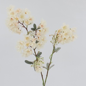 Ветка цветущая, 90см, белый в интернет-магазине флористических аксессуаров Азалия Декор