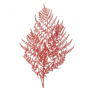 Ветка с глиттером, H80см, красный в интернет-магазине флористических аксессуаров Азалия Декор