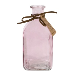 Ваза Бутылочка (стекло), 6,5xH13см, фиолетовый в интернет-магазине флористических аксессуаров Азалия Декор