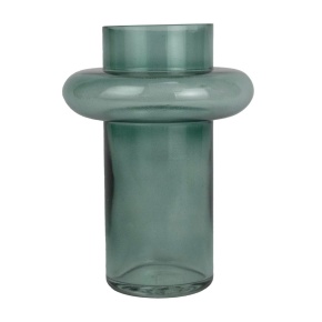 Ваза Стофато, D15хH21,5см, зеленый в интернет-магазине флористических аксессуаров Азалия Декор