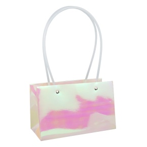 Пакет для цветов водостойкий (крафт), 22х10,5х13,5см (в уп. 10шт.), перламутровый в интернет-магазине флористических аксессуаров Азалия Декор