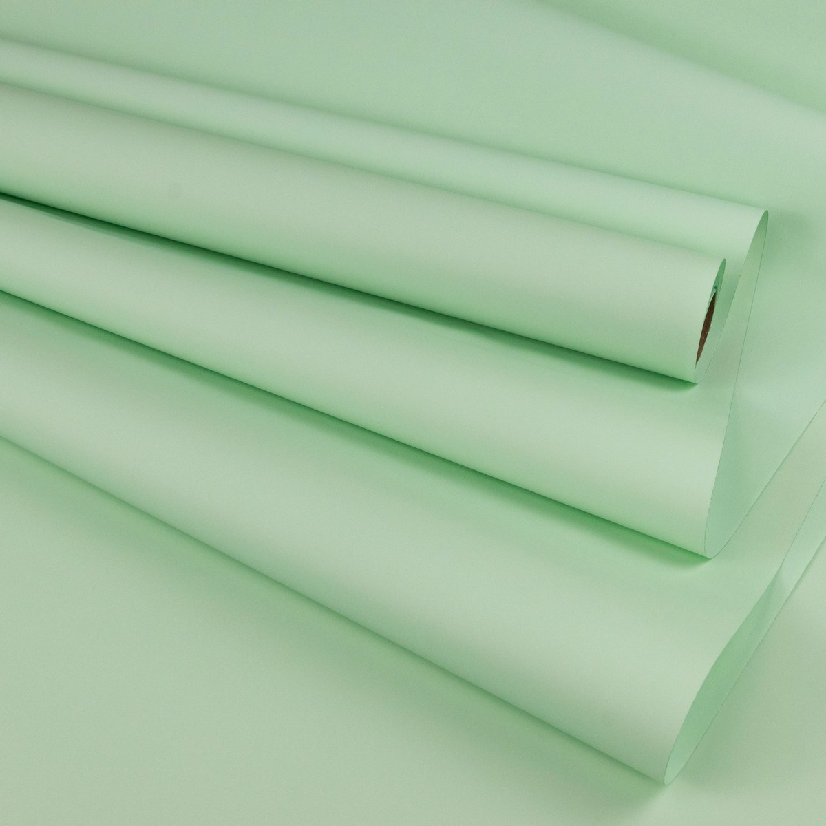 Пленка матовая 65мкр, 50 см 10 м, мятный в интернет-магазине флористических аксессуаров Азалия Декор