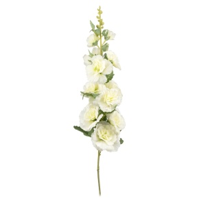 Мальва, 91см, белый в интернет-магазине флористических аксессуаров Азалия Декор