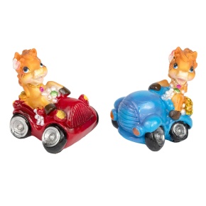 Лошадка в машине, 6х5,5х6см, в ассорт. в интернет-магазине флористических аксессуаров Азалия Декор