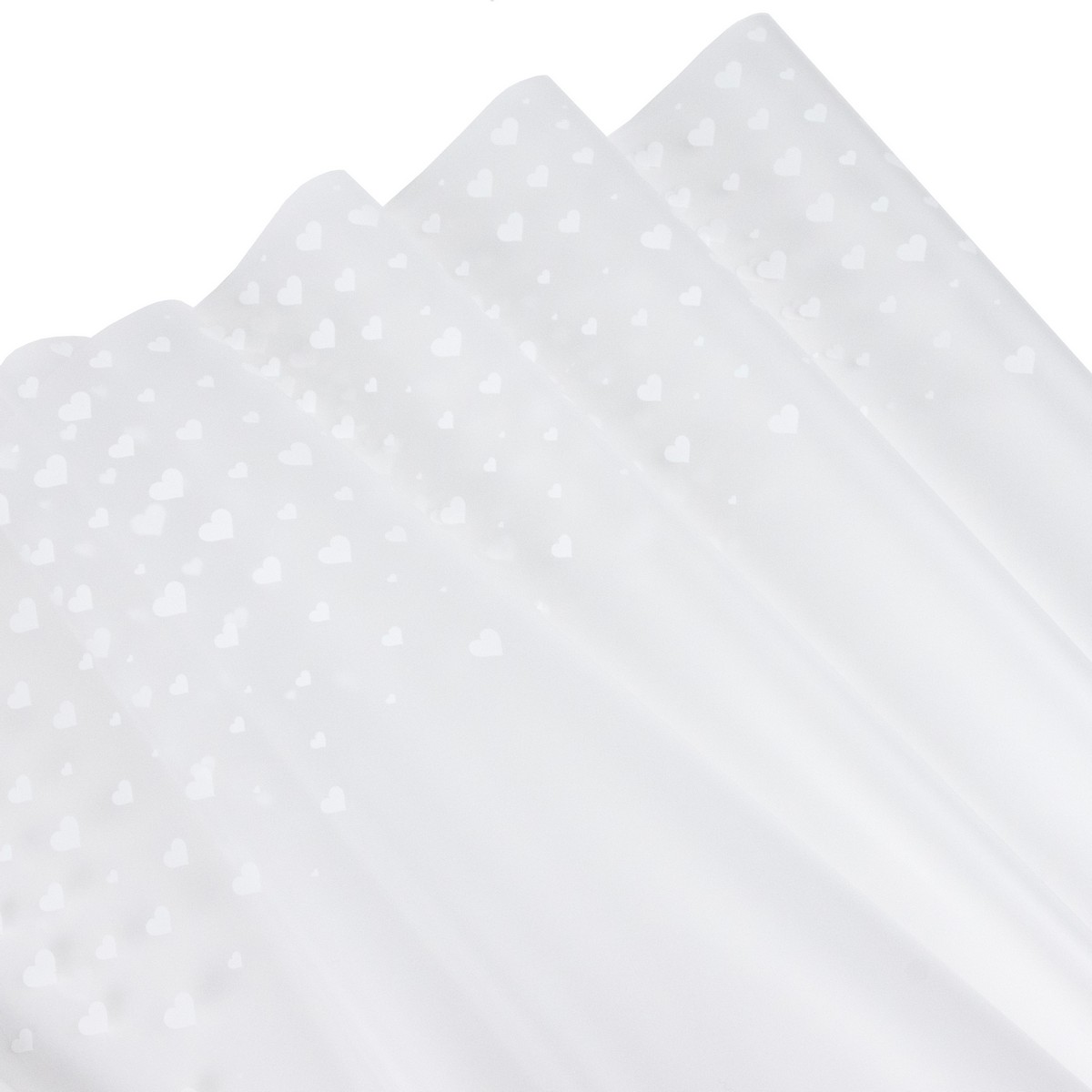 Пленка матовая Нежность, 60 см 7,2 м, белый в интернет-магазине флористических аксессуаров Азалия Декор