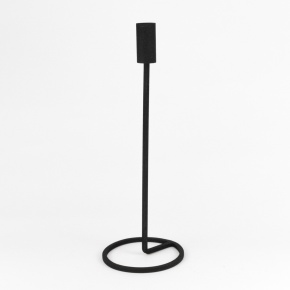 Подсвечник (металл), H31,5х10,5см, черный в интернет-магазине флористических аксессуаров Азалия Декор