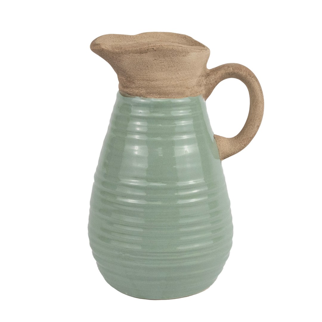 Кувшин (керамика), H15,5x11,5x9см, цв. в асс. в интернет-магазине флористических аксессуаров Азалия Декор