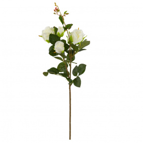 Роза кустовая, 49см, белый в интернет-магазине флористических аксессуаров Азалия Декор