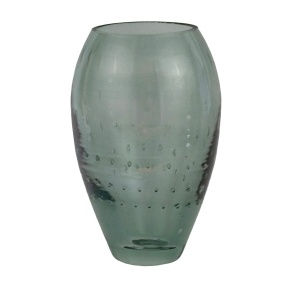 Ваза Паневежис, D10,5xH16см, голубой в интернет-магазине флористических аксессуаров Азалия Декор