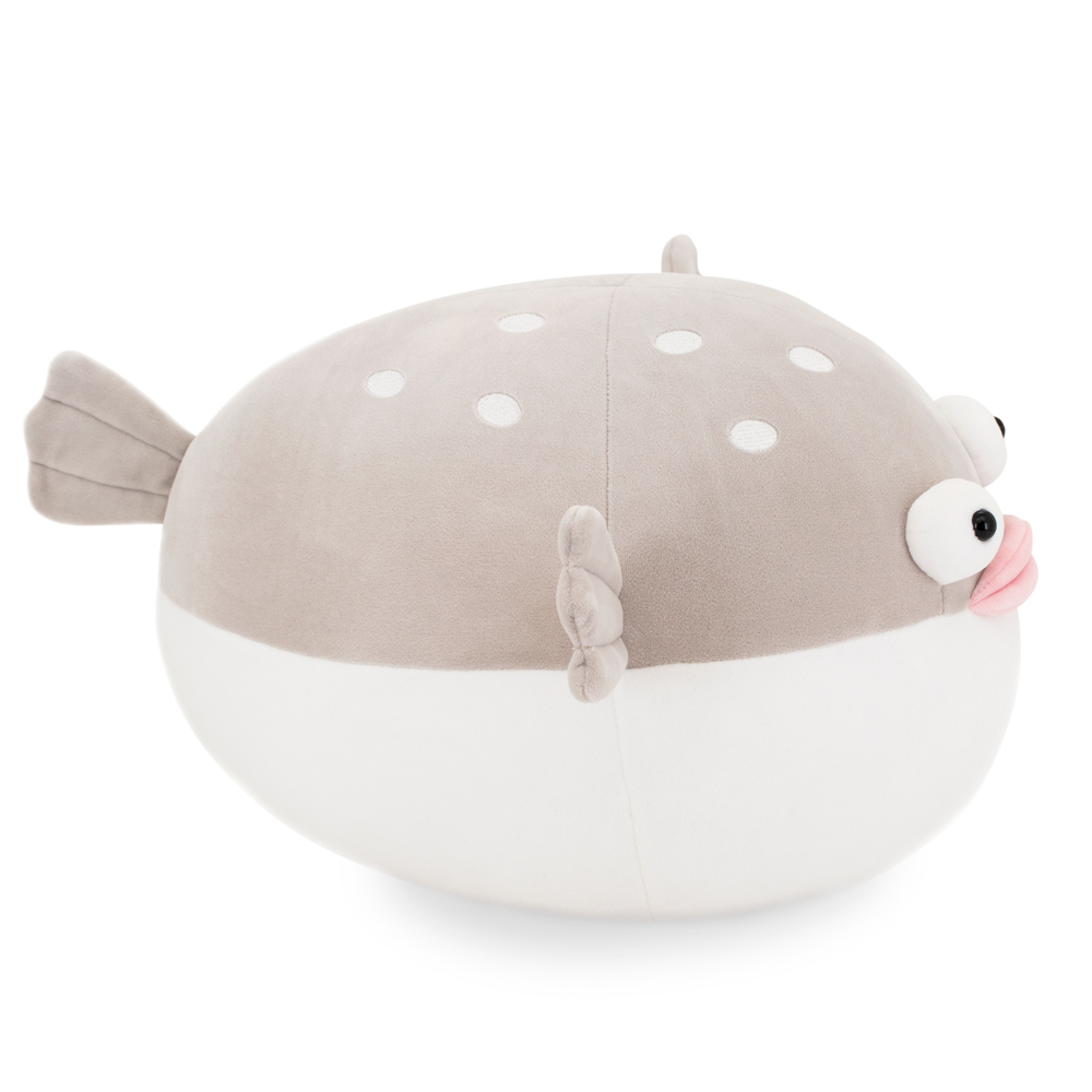 Игрушка м/н Рыба Фугу, 35см, белый/кремовый в интернет-магазине флористических аксессуаров Азалия Декор