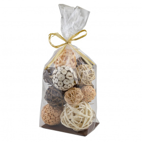 Набор сухоцветов, 145 гр, натуральный/оранжевый в интернет-магазине флористических аксессуаров Азалия Декор